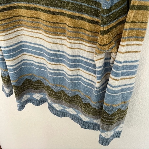 Vintage K Studios Knit Velour Roll Neck Sweater - Picture 3 of 9